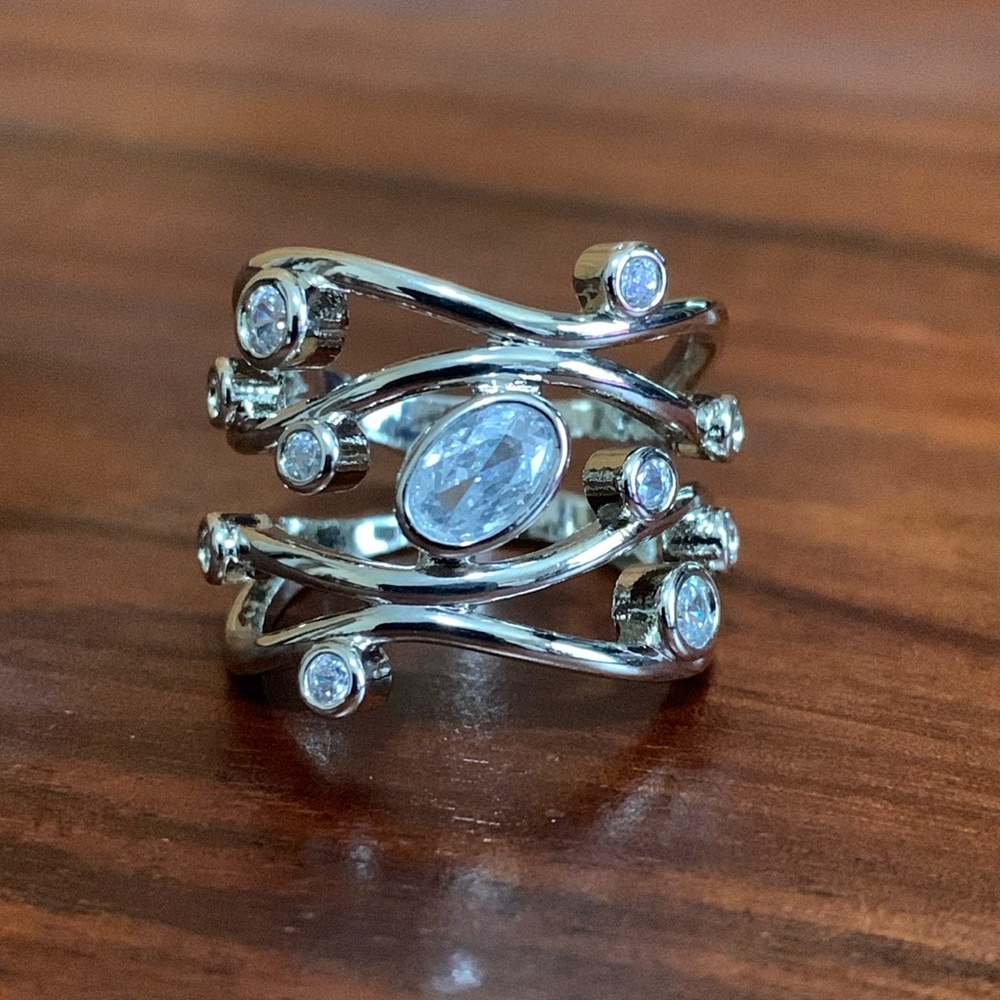 NWT 925 silver plated ring-various sizes - Picture 1 of 6